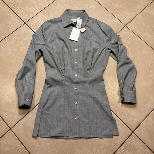 Mini camicia grigia - , con
