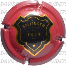 01720] CAPSULA CHAMPAGNE - PLAQUES  - PLACA DE CAVA - BOLLINGER