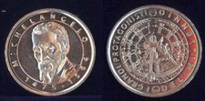 MEDAGLIA MICHELANGELO  I GRANDI PROTAGONISTI DEL MILLENNIO
