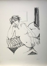  Nicola SENE "Nudo" , 1978 serigrafia originale firmata