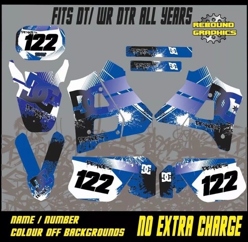 Adesivi yamaha dtr125 kit - adesivi,