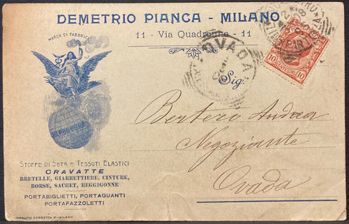 1908 cartolina pubblicitaria