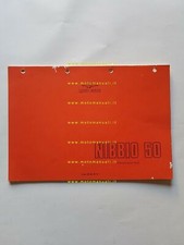 Moto Guzzi Nibbio 50 1979 catalogo ricambi originale spare parts catalogue