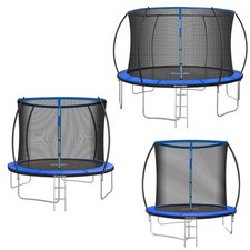 Trampolino elastico con rete di sicurezza per bambini da esterno giardino 
