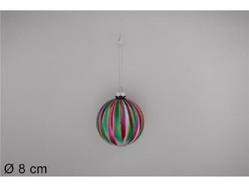 Pallina sfera vetro ø8cm - di,