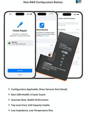 Batteria nuova per APPLE iPhone 12 13 14 15 Pro Max NO errore e messaggio 100%