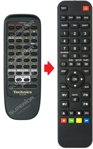Telecomando ricambio per - telecomando, di