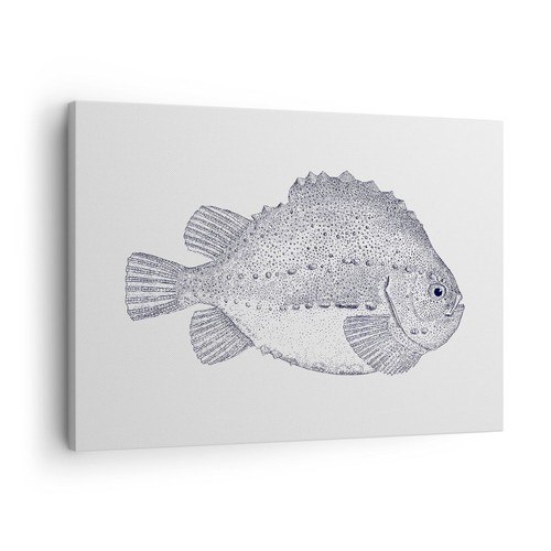 Quadro tela 70x50cm pescare - su,