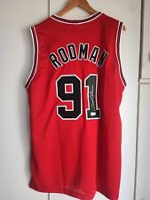 Maglia Chicago Bulls Rodman Autografata Con Certificazione