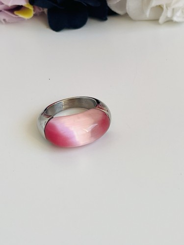 Anello con pietra light - light, rose