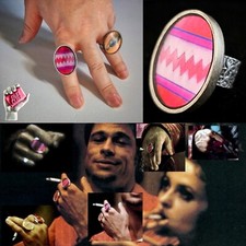 Fight Club - Anello uovo di Pasqua di Tyler Durden, costume vintage edizione limitata WWTDW 