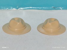 PLAYMOBIL x2 CAPPELLI BEIGE COWBOY ESPLORATORE YANKEE NORDISTA SUDISTA COWBOY