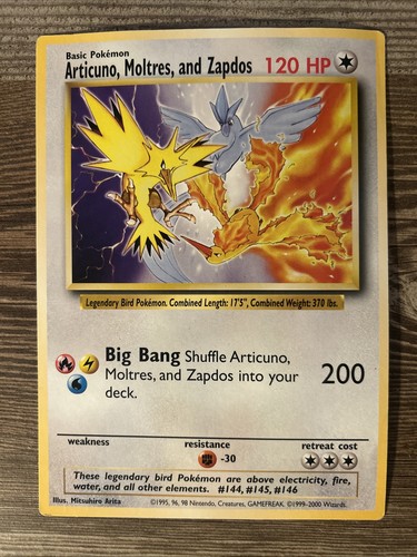 Carta pokémon jumbo articuno - carta,