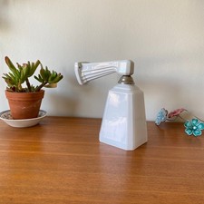 Applique art déco céramique col de cygne et opaline LAMP-7547