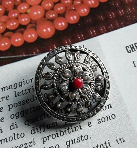 Antica spilla vittoriana - spilla,