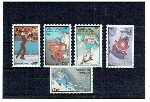 Francobolli laos olimpiadi - francobolli,