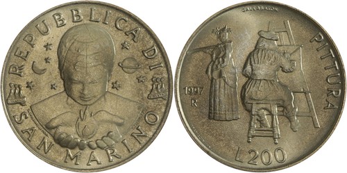 San marino 200 lire - marino:,