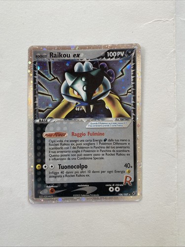 Rocket raikou pokemon dx - ex,,
