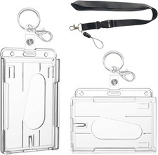 2 Pezzi Porta Badge,Porta