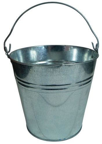 Zinkeimer silbergrau 12l eimer - zinkeimer,