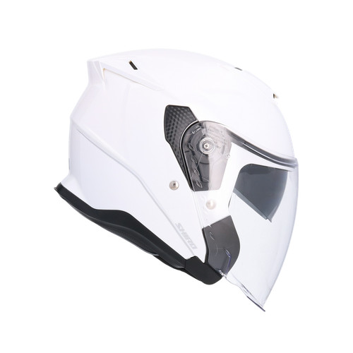 Casco jet capri bianco perla - jet, l