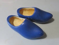 ZOCCOLI OLANDESI in LEGNO DIPINTO a MANO 20 cm LUNGHEZZA - SOUVENIR OLANDA