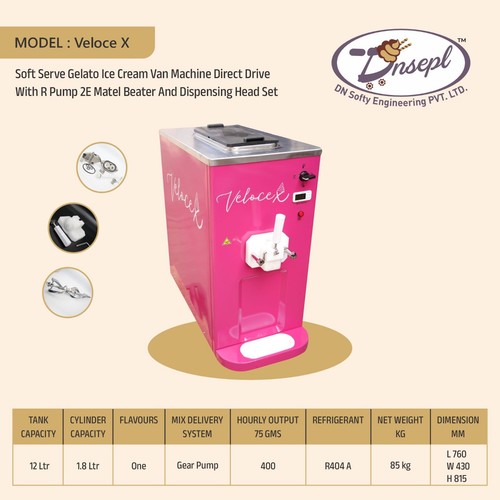 Macchina furgone gelato soft - macchina,