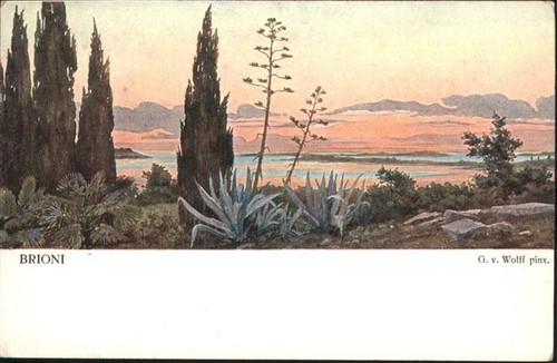 Brioni tramonto val madonna - tramonto,