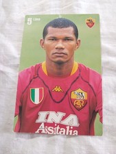 CALCIO CARTONCINO CARTOLINA  ROMA SCUDETTO 2001 CURVA STADIO NO MAGLIA CALCIO