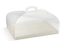 Scatola in pvc con fondo PELLE