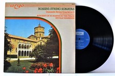 TAS LIST ARGO STEREO ZK 26-27 UK ROSSINI "String Sonatas" Neville MARRINER #2LPs
