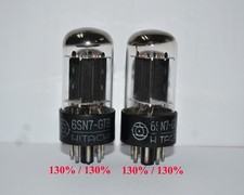 COPPIA ABBINATA 6SN7GTB HITACHI Testata con TV-7D/U