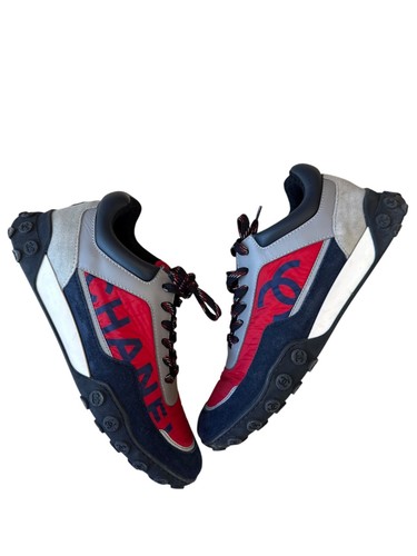 Chanel leather sneakers - sneakers, red