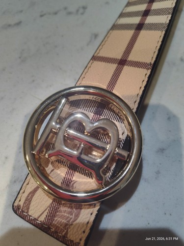 Cintura burberry fibbia - cintura,