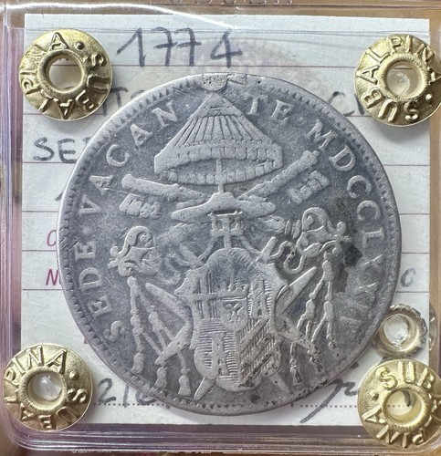 Moneta stato pontificio sede - pontificio,