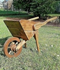 ✅?CARRIOLA  ARTIGIANALE DI LEGNO Cm 56 x 25 x 35h ?✅