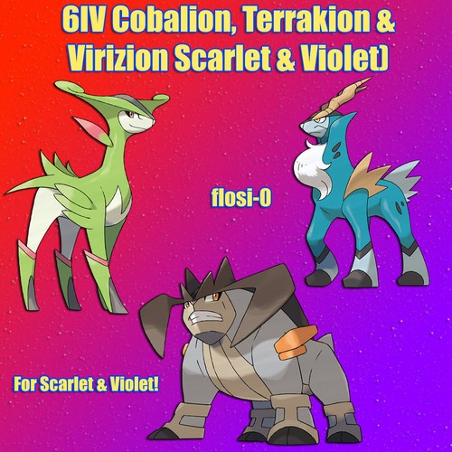 6iv shiny cobalion terrakion - shiny,