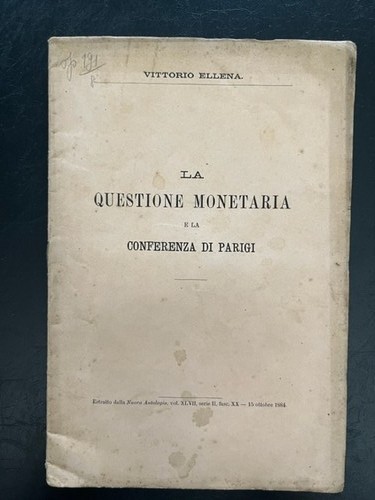 Vittorio ellena questione - ellena,,