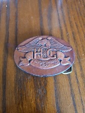 Fibbia cintura pelle Harley