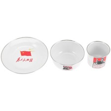  Ciotole Per Zuppa Servizio Piatti Porcellana Bere Tazza Bicchiere Acqua