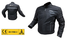 Giacca Uomo Moto Estiva Nera