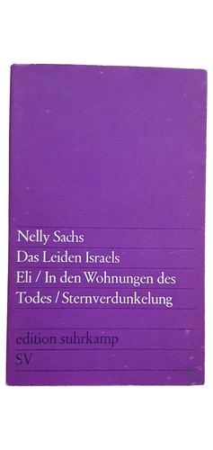 Nelly sachs libro poesie - sachs, di