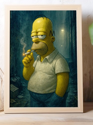 Affiche poster homer simpson - affiche,