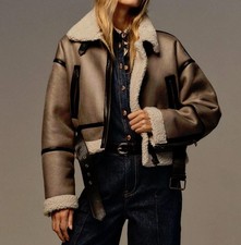 ZARA CORTO DOPPIOPETTO VISONE