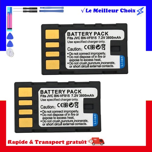 Batterie pour jvc vf815 - 2x,