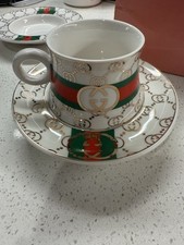 Set 6 tazze da tè e piattini Gucci 