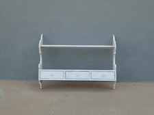 Piattaia da muro scaffale pensile da appendere laccata Shabby Chic, '900!