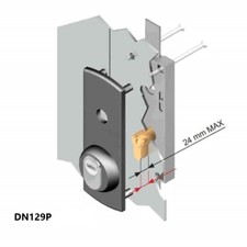 DEFENDER PROTEZIONE SICUREZZA DISEC CILINDRO EUROPEO GARAGE BASCULANTE DN129P