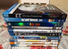 FILM ANIMAZIONE - LOTTO 10 Blu-Ray 3D e 2D - DUMBO - MINIONS - BELLE & SEBASTIEN