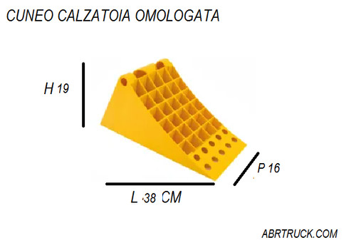 Cuneo calzatoia ferma ruota - calzatoia,